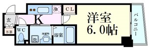 エステムコート大阪新町の物件間取画像